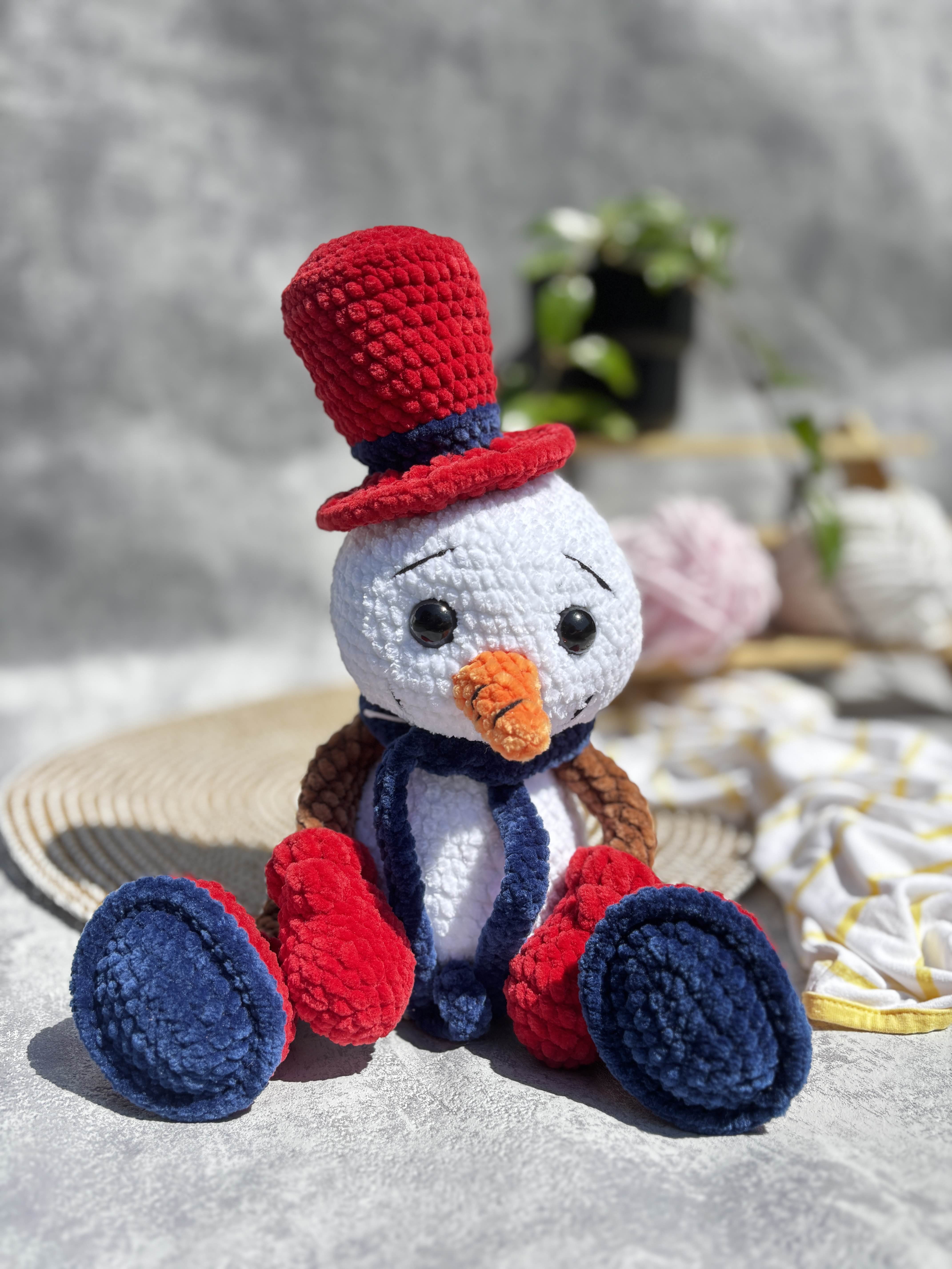 Háčkovaný Sněhulák